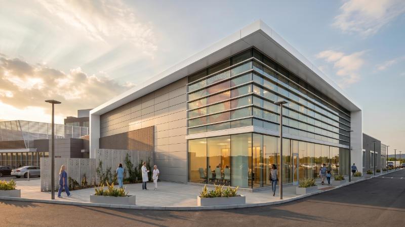 A view of the pediatric emergency department expansion