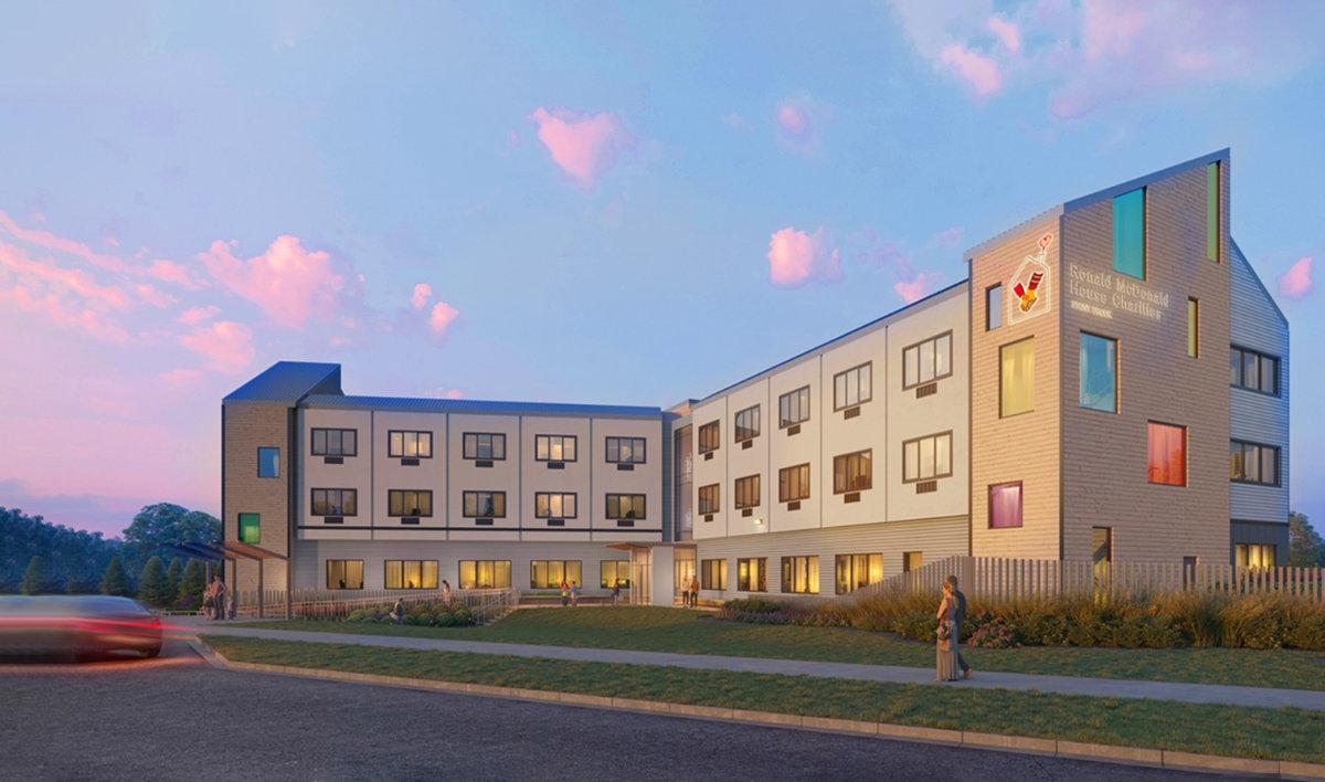 Rendering of the proposed Ronald McDonald House