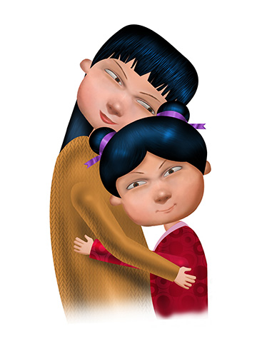 Parent Hugging Child